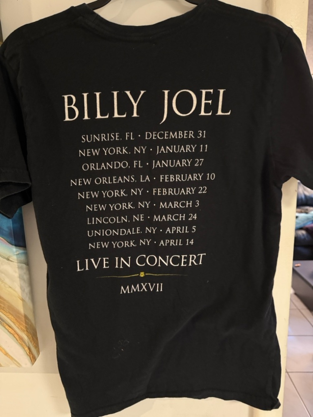 Billy Joel Concert Tshirt - Picture 3 of 4
